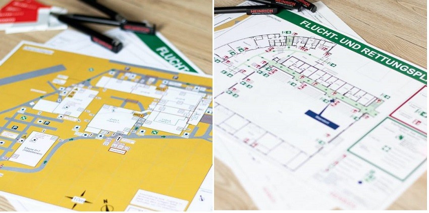 Feuerwehrplanung / Flucht- und Rettungsplanung von Experten der Heinrich Brandschutzgrafik GmbH