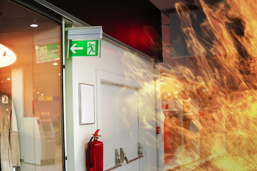 Brand in einem Gebäude - Brandschutzmanagement in modernen Unternehmen