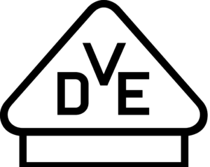 Prüfzeichen des VDE (Verband der Elektrotechnik Elektronik Informationstechnik)